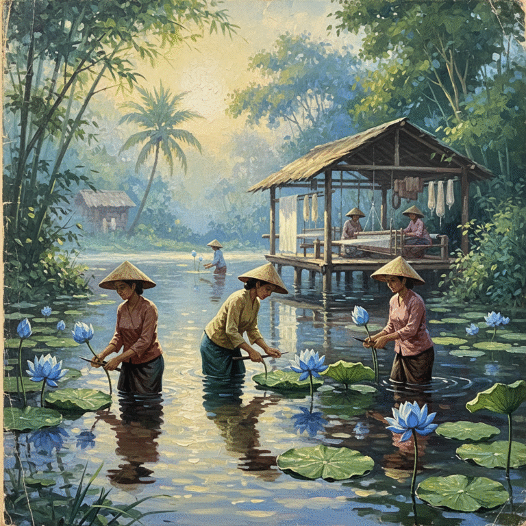 Jedwab z lotosu – tajemnica roślinnego luksusu