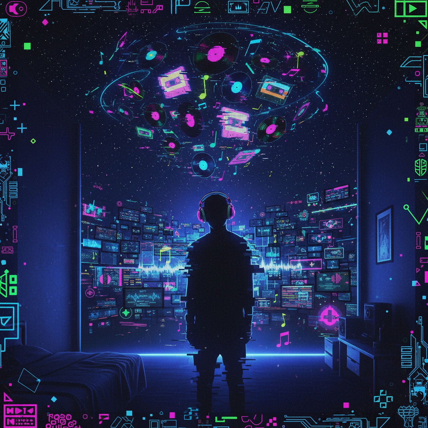 AI Generated Image - Muzyka PluggnB - Trendy i Nowości