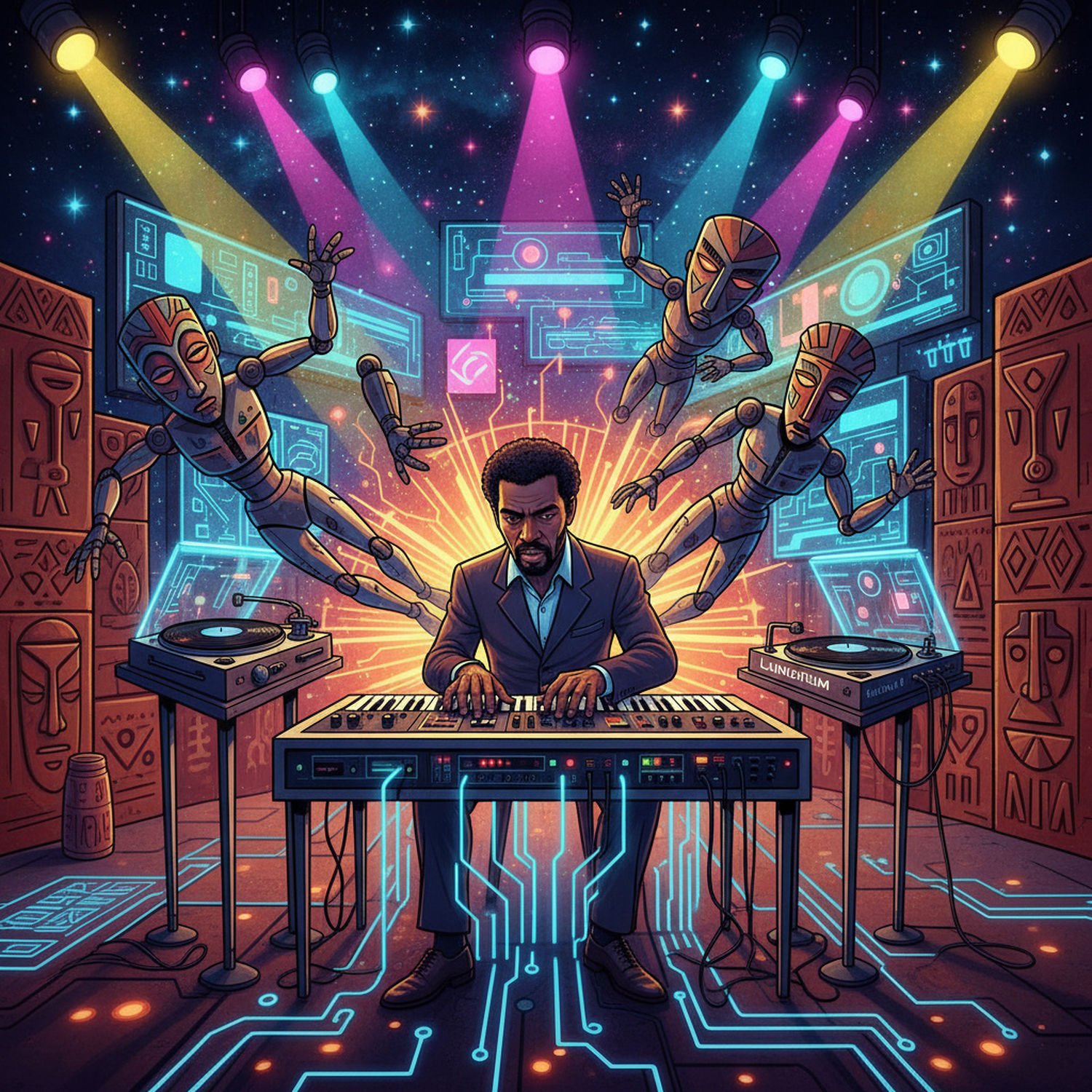 AI Generated Image - Muzyka Afrofuturyzm - Trendy i Nowości
