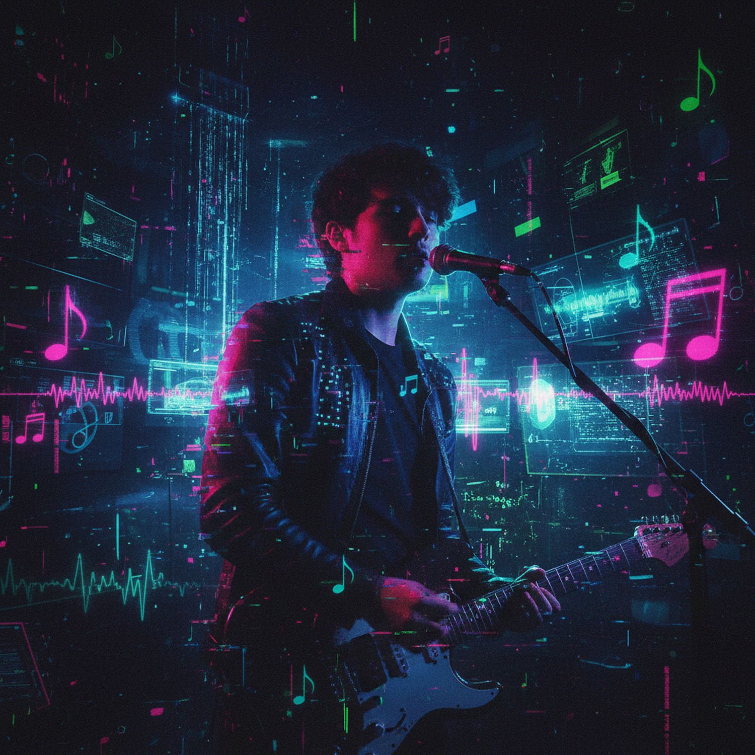 AI Generated Image - Muzyka PluggnB - Trendy i Nowości
