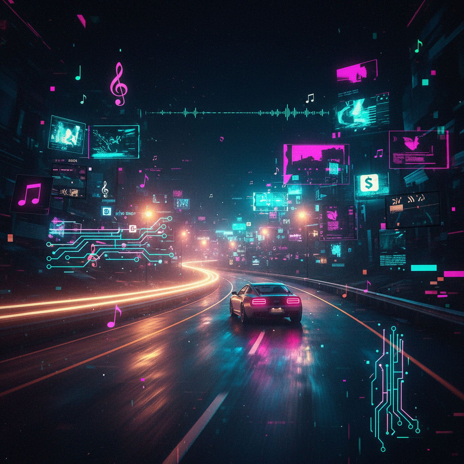AI Generated Image - Muzyka PluggnB - Trendy i Nowości