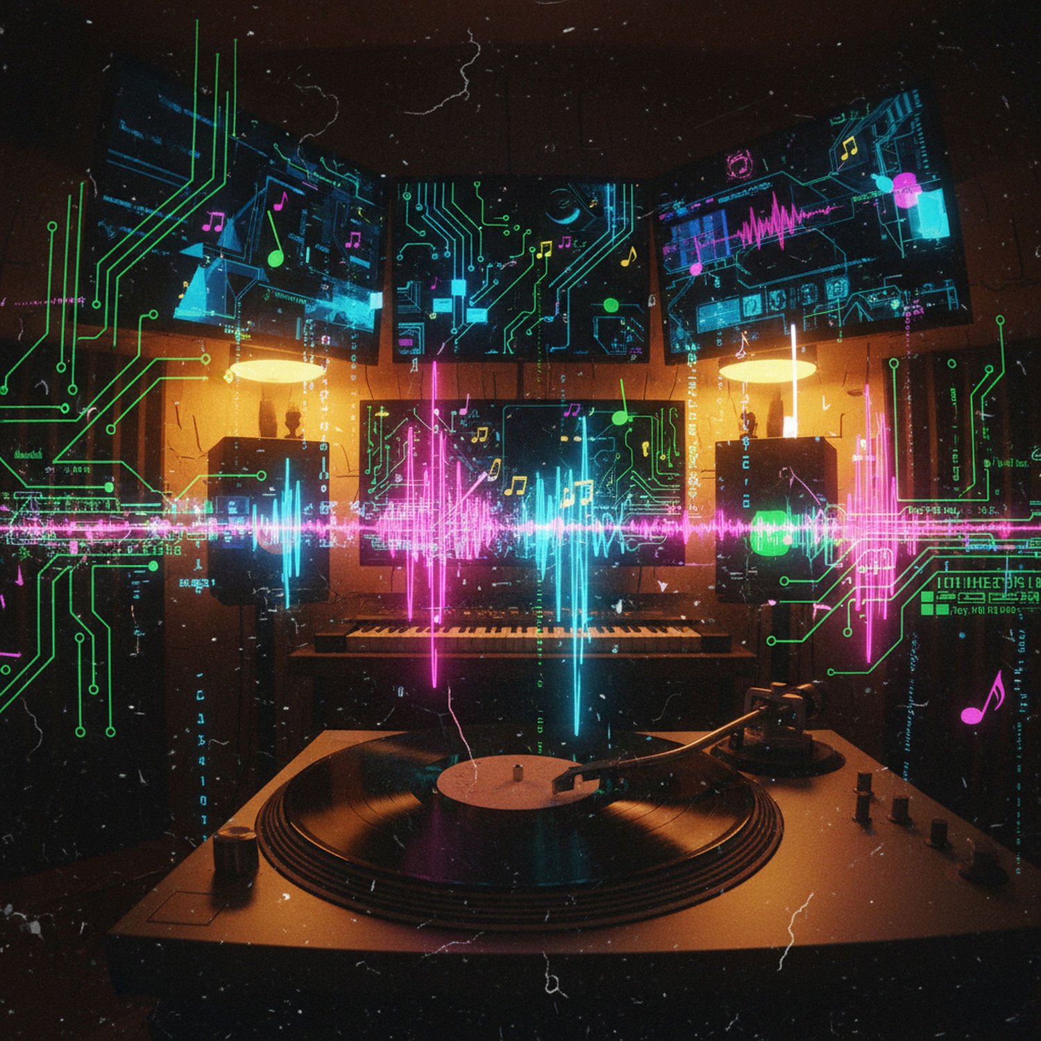 AI Generated Image - Muzyka PluggnB - Trendy i Nowości