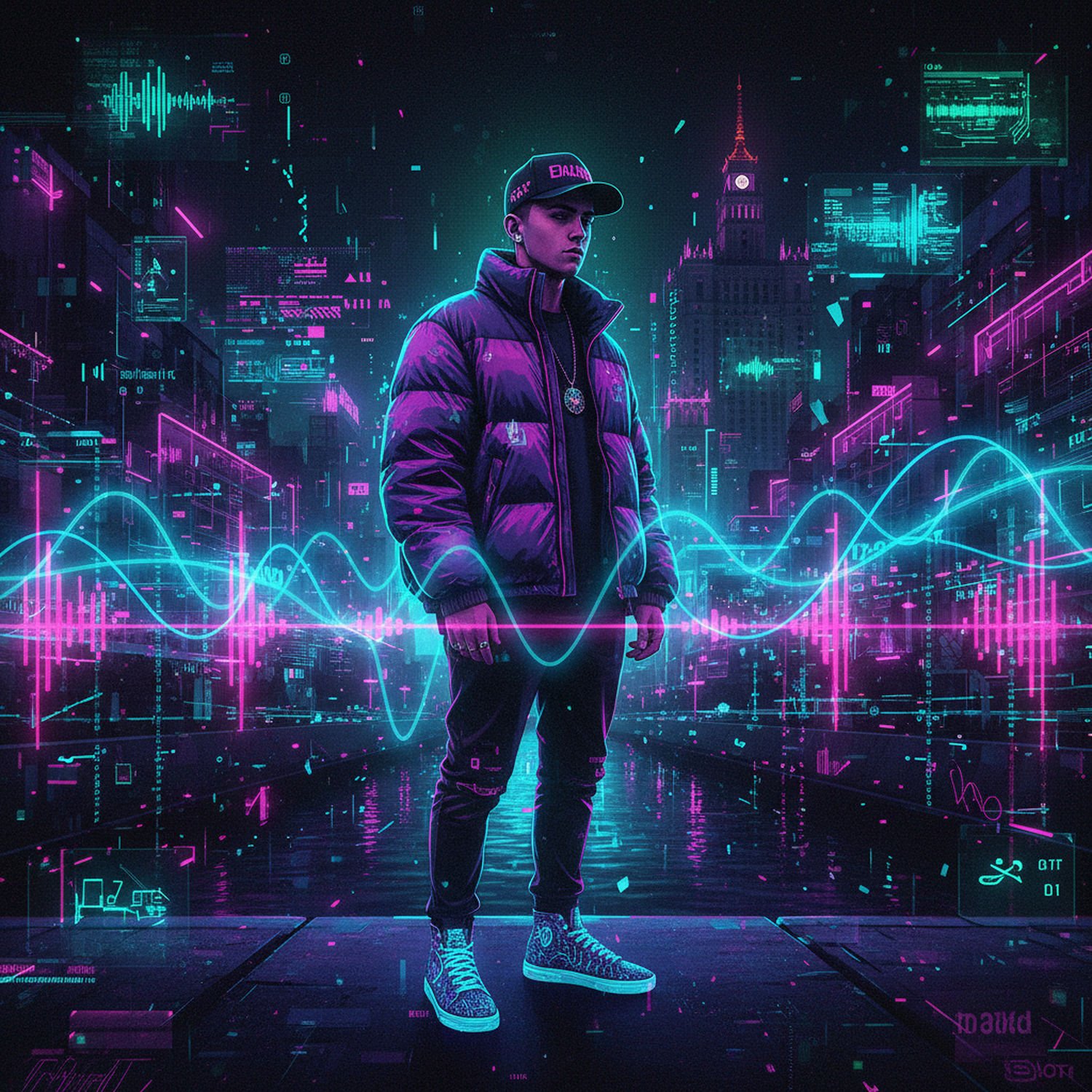 AI Generated Image - Muzyka PluggnB - Trendy i Nowości