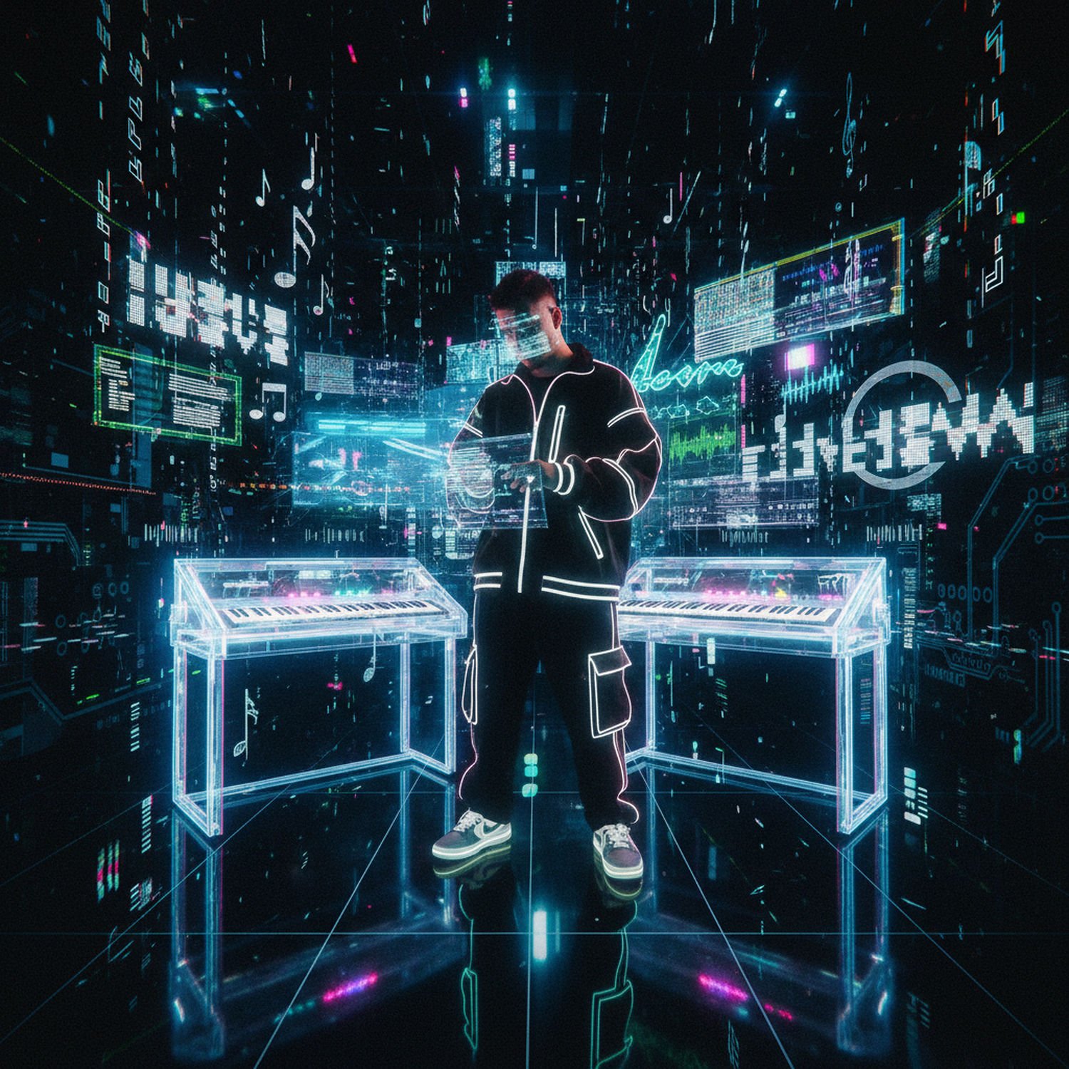 AI Generated Image - Muzyka PluggnB - Trendy i Nowości