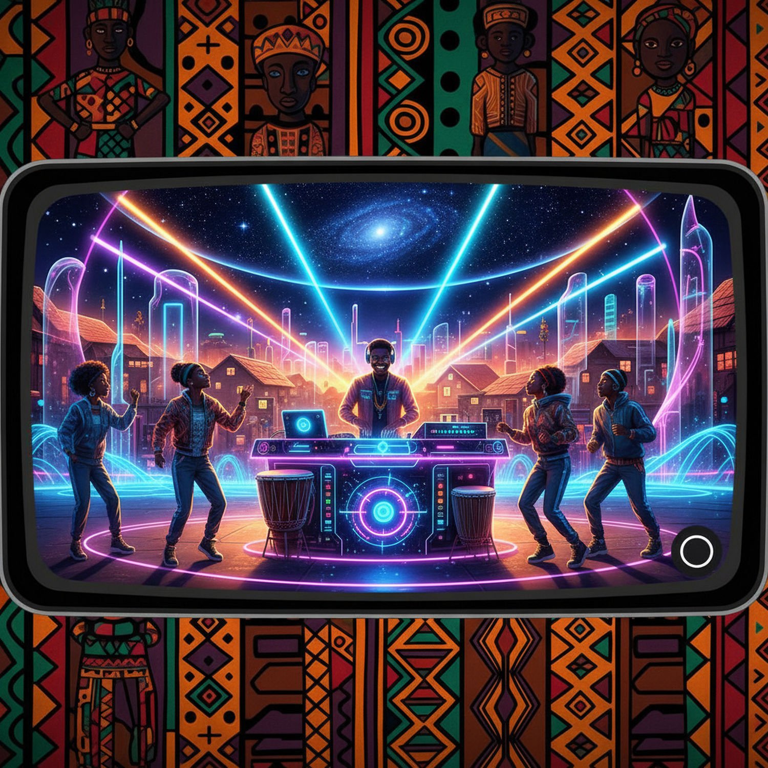 AI Generated Image - Muzyka Afrofuturyzm - Trendy i Nowości