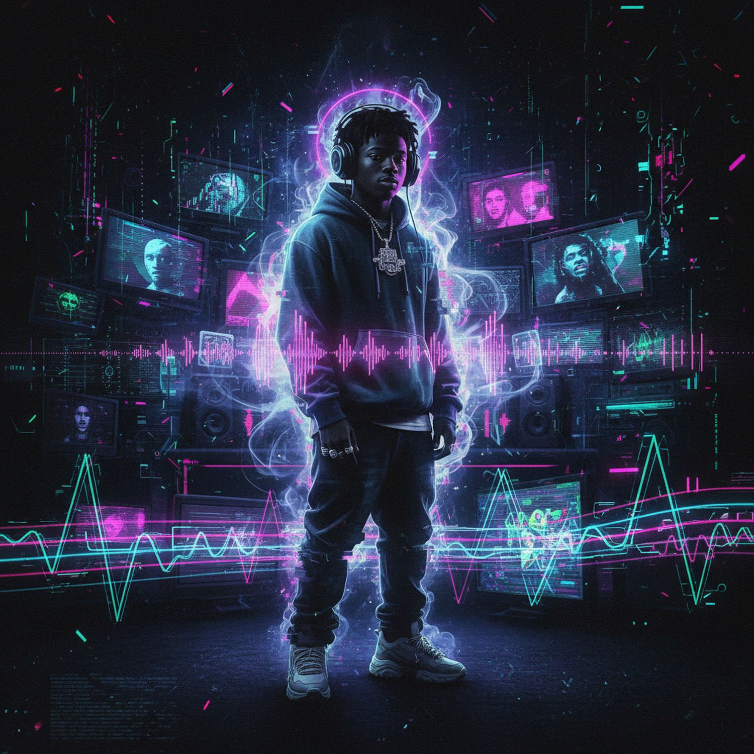 AI Generated Image - Muzyka PluggnB - Trendy i Nowości