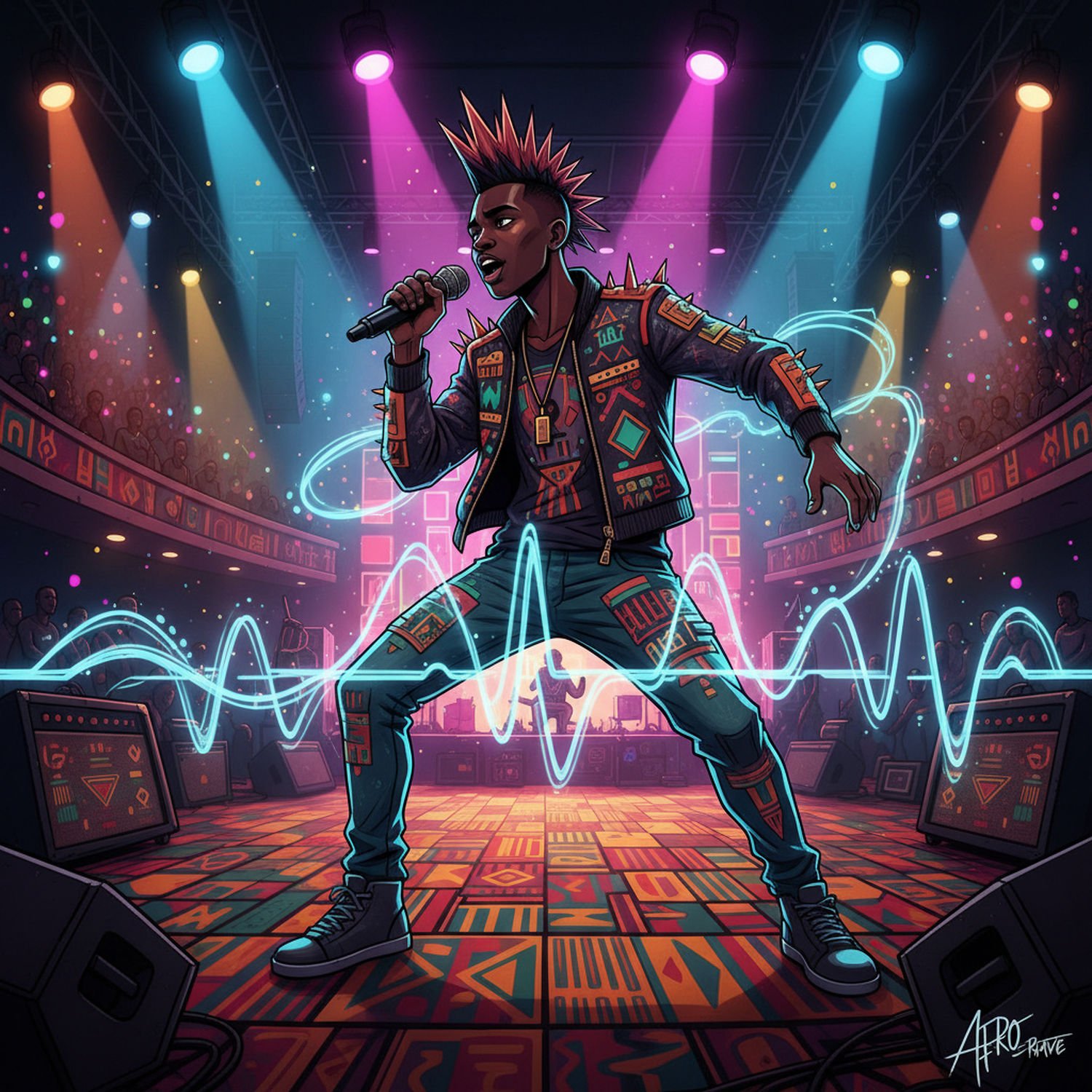AI Generated Image - Muzyka Afrofuturyzm - Trendy i Nowości