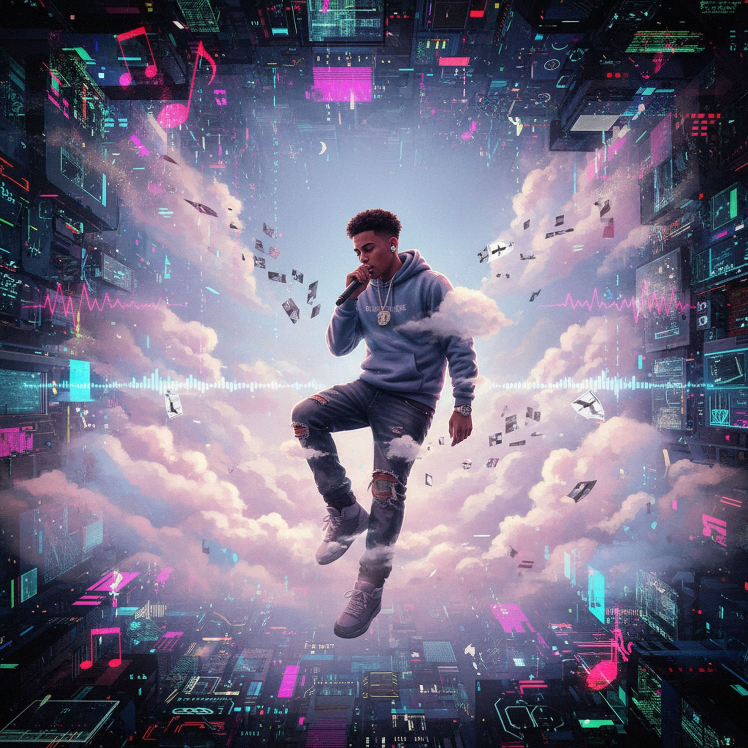 AI Generated Image - Muzyka PluggnB - Trendy i Nowości