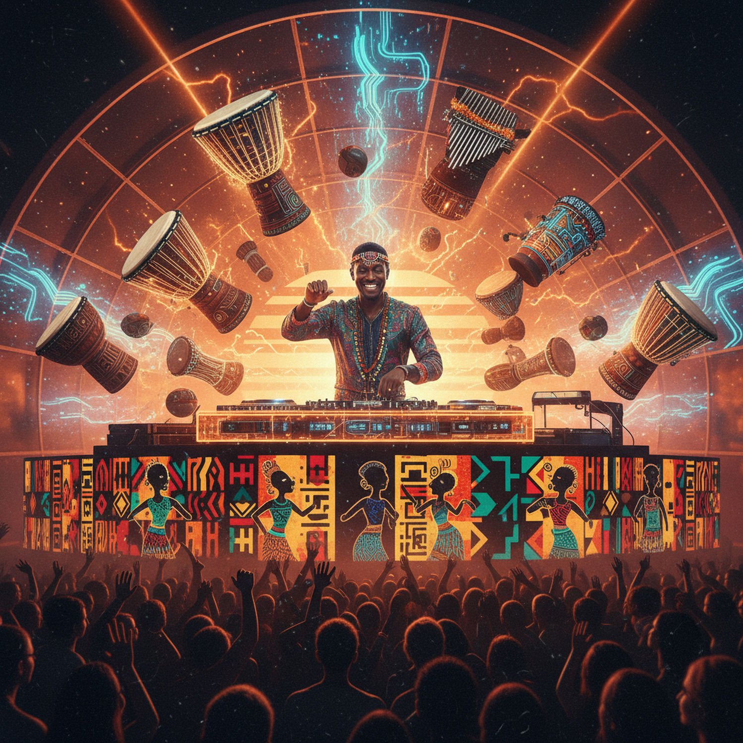 AI Generated Image - Muzyka Afrofuturyzm - Trendy i Nowości