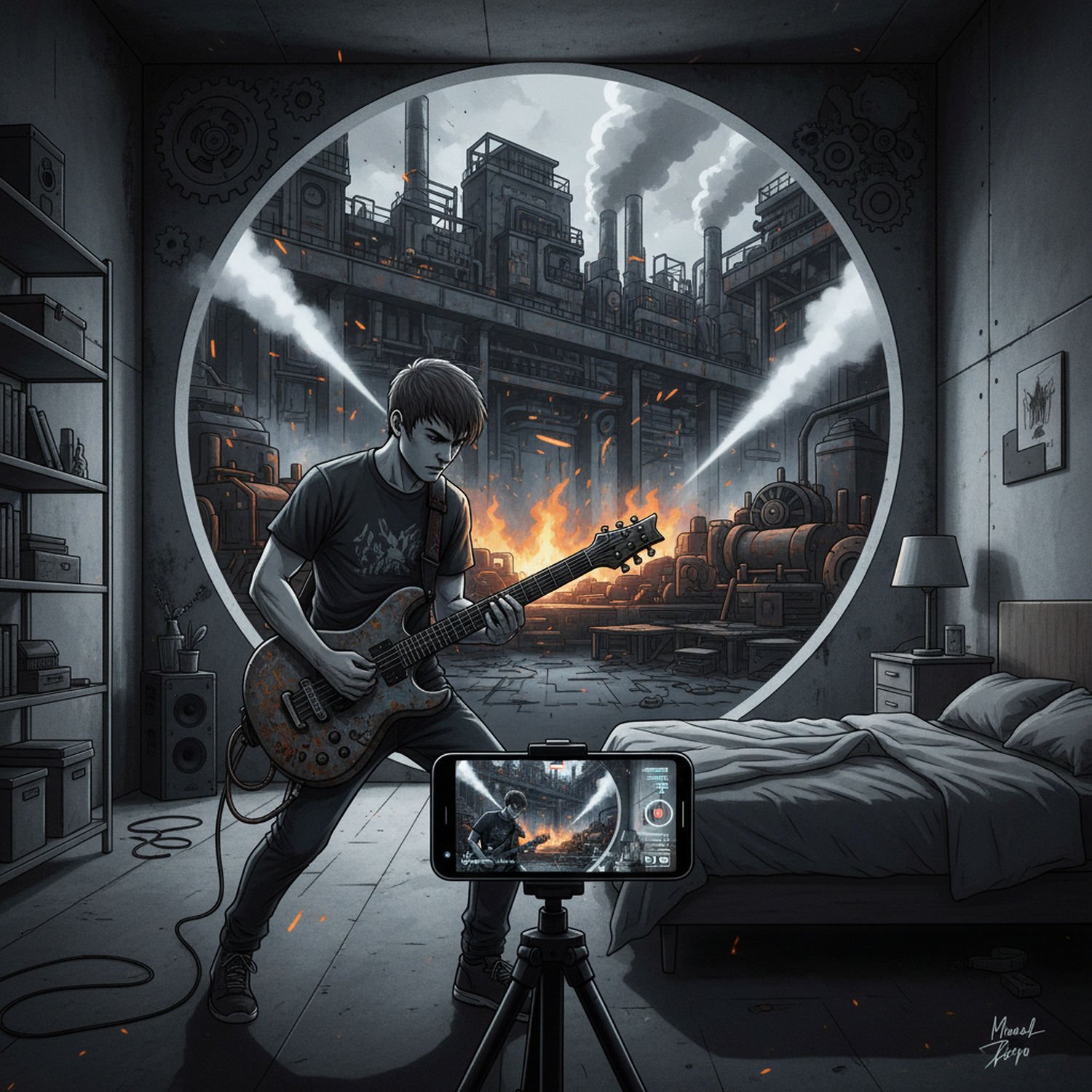 AI Generated Image - Rock i Metal - Trendy i Nowości