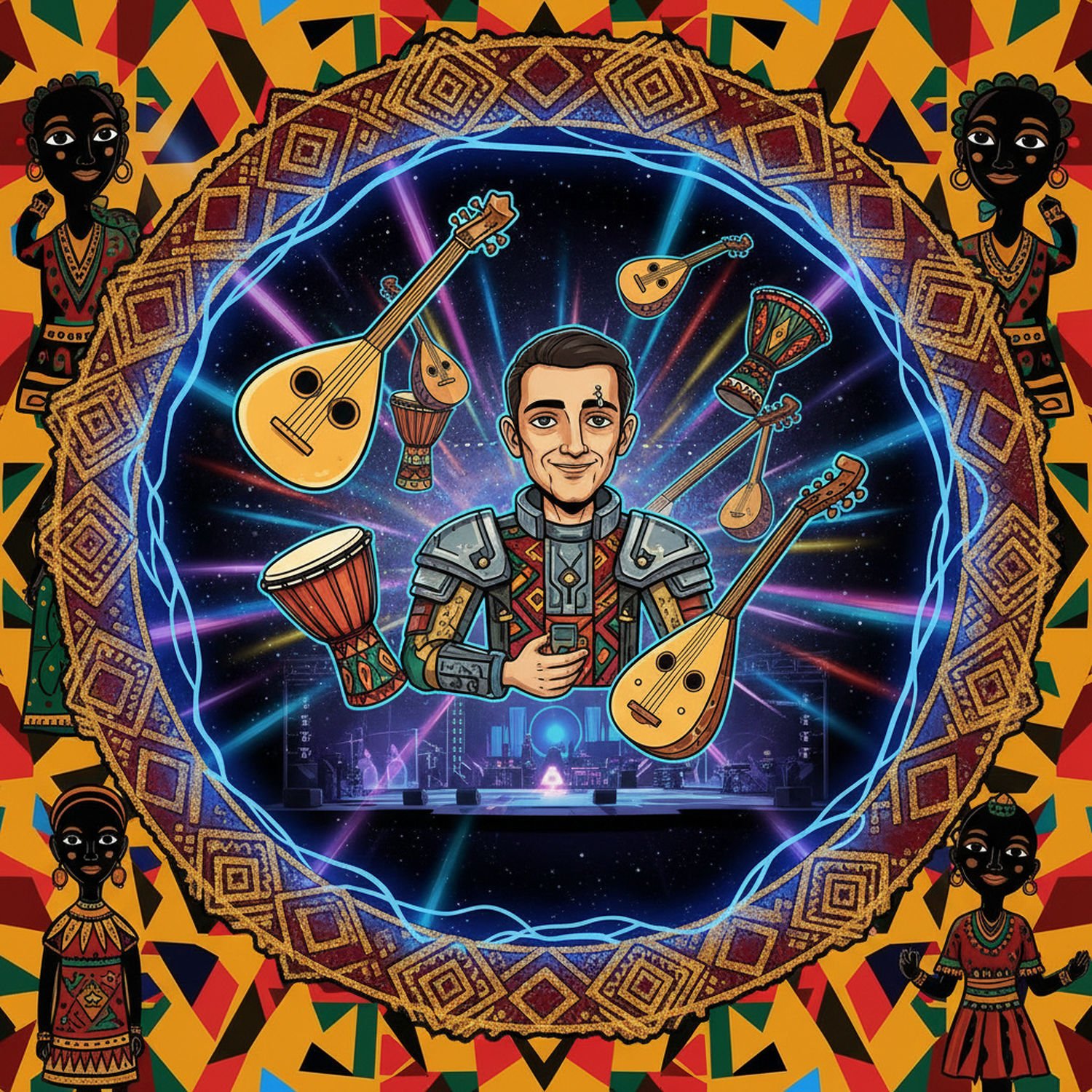 AI Generated Image - Muzyka Afrofuturyzm - Trendy i Nowości
