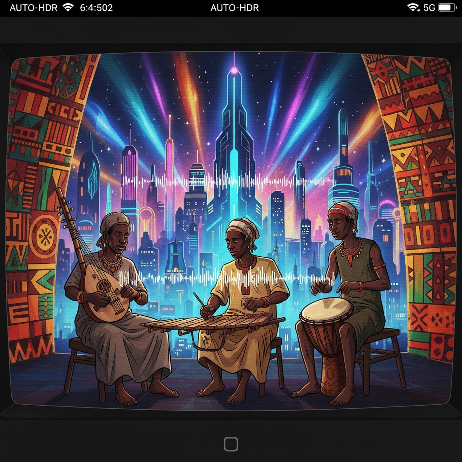 AI Generated Image - Muzyka Afrofuturyzm - Trendy i Nowości