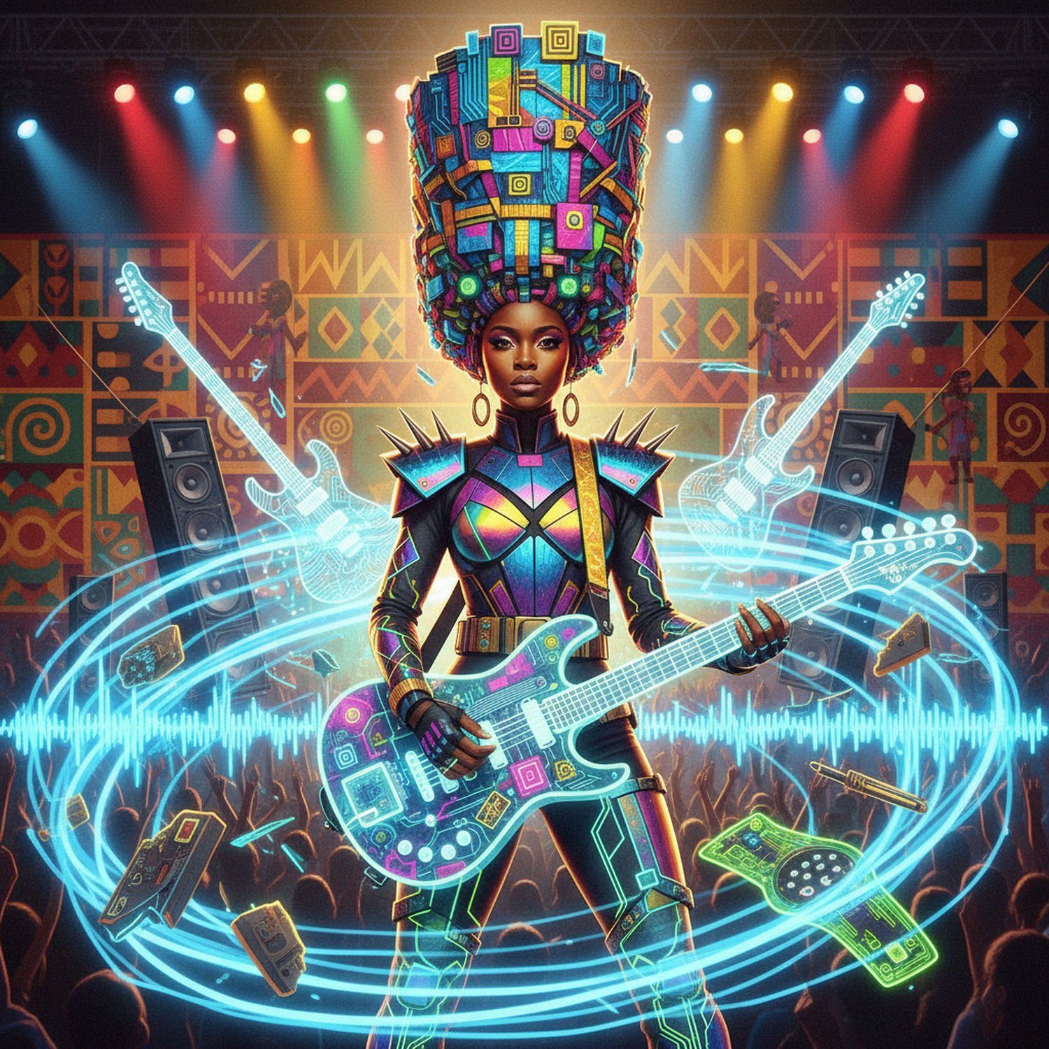 AI Generated Image - Muzyka Afrofuturyzm - Trendy i Nowości