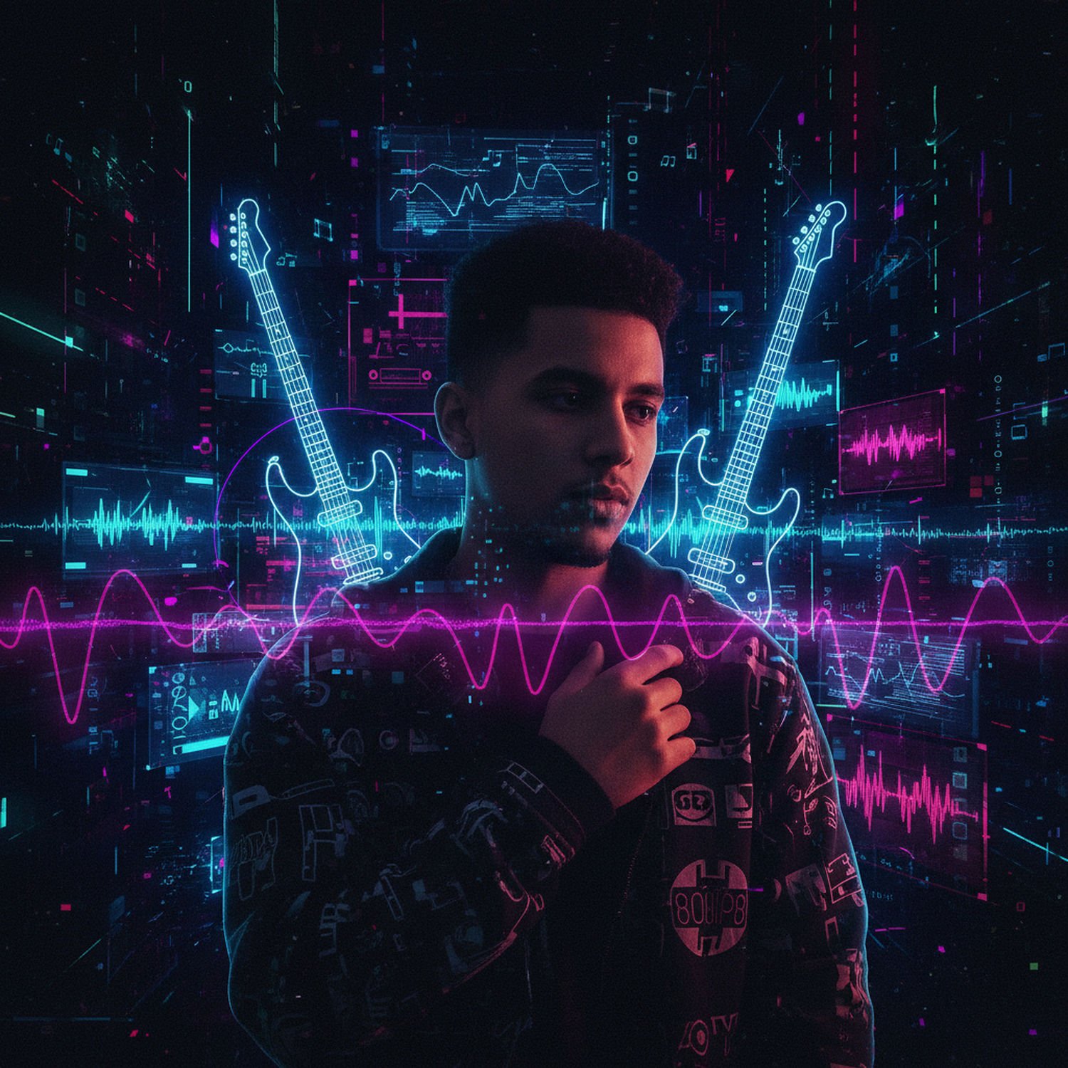 AI Generated Image - Muzyka PluggnB - Trendy i Nowości