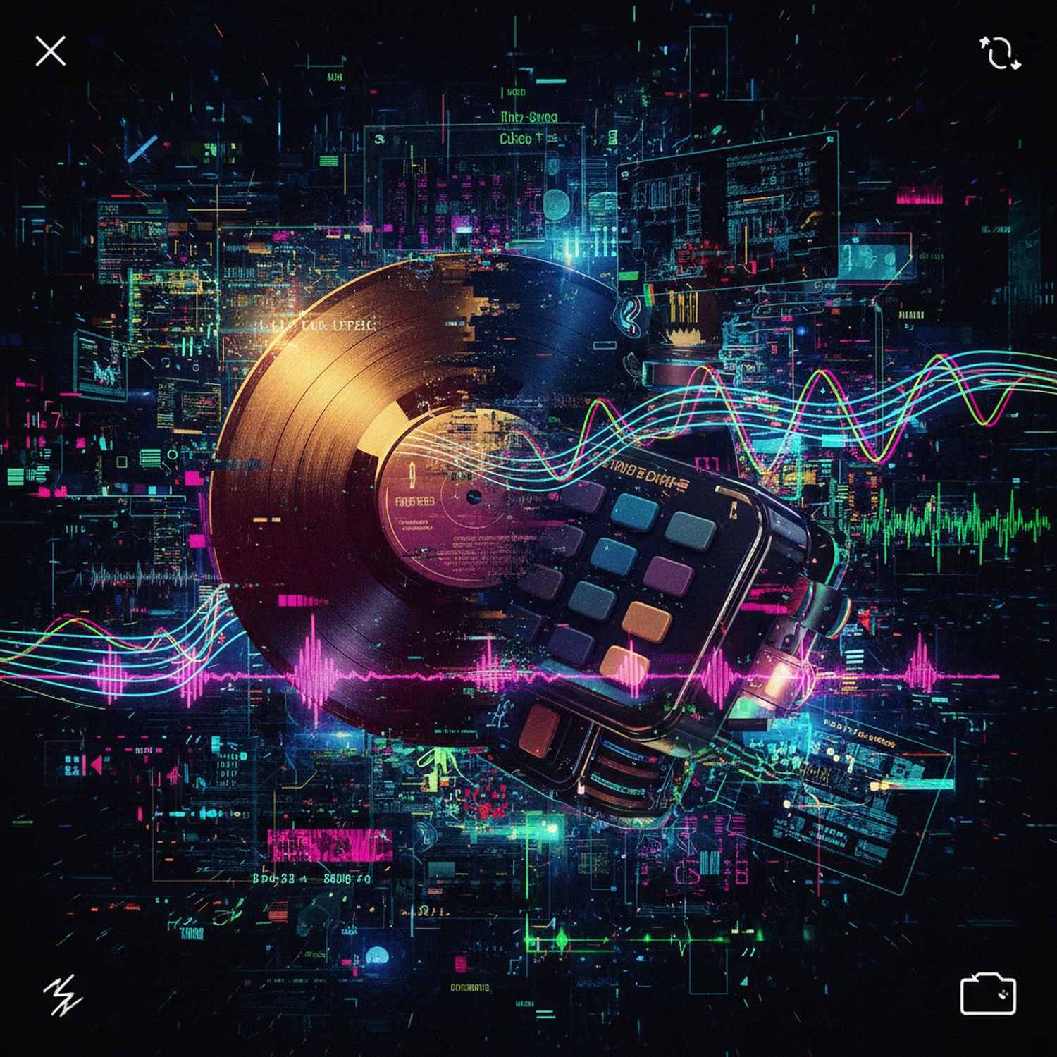 AI Generated Image - Muzyka PluggnB - Trendy i Nowości