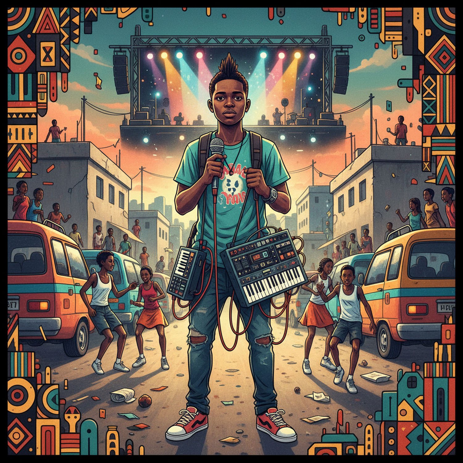 AI Generated Image - Muzyka Afrofuturyzm - Trendy i Nowości